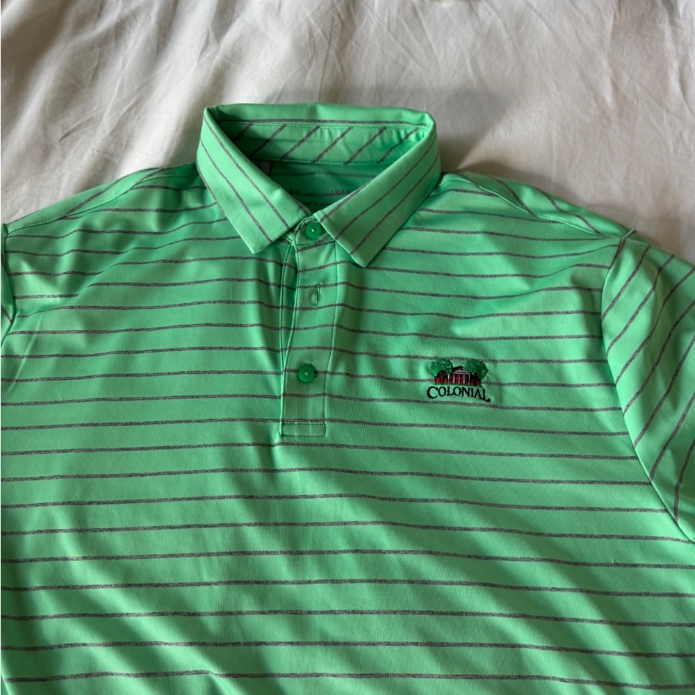 Green Under Armor Colonial Golf Tournament Polo
